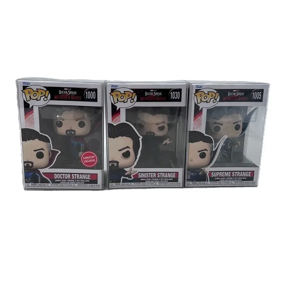 Funko Pop! Bobble Head Figures Doctor Strange #1000 Supreme #1005 Sinister #1030
